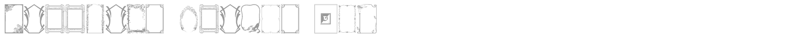 Darrians Frames Two font preview
